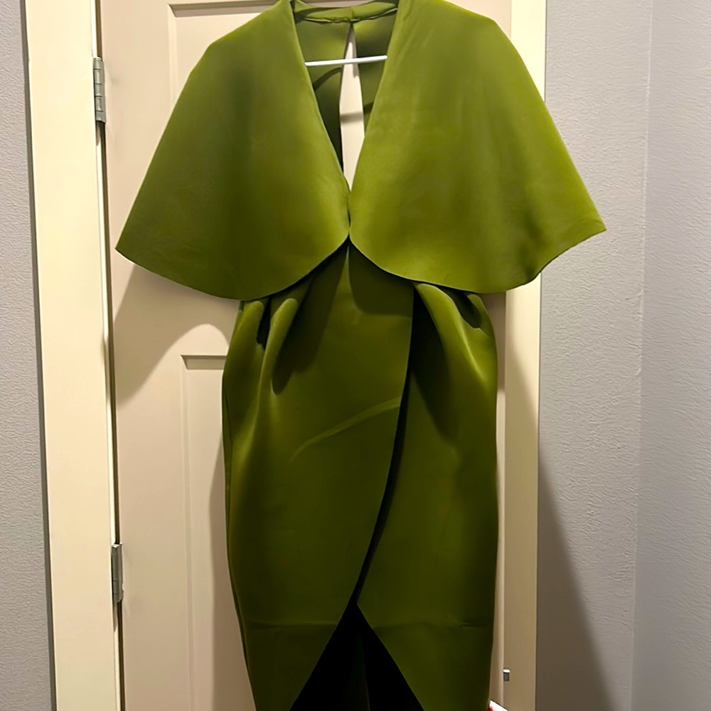 Green midi dress formal